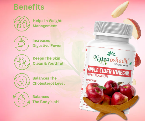 NutraOshadhi Apple Cider Vinegar ( Apple Flavour )