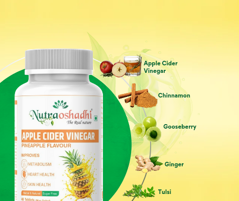 NutraOshadhi Apple Cider Vinegar ( Pineapple Flavour )